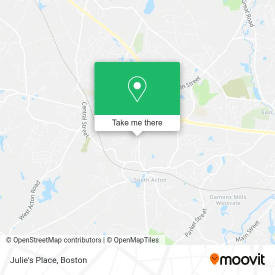 Julie's Place map