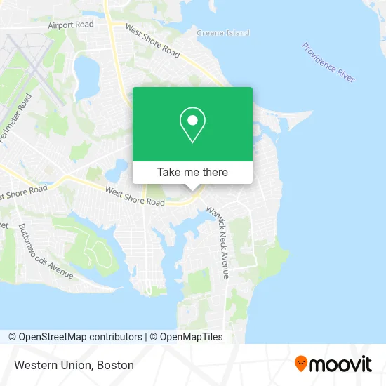 Western Union map