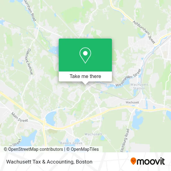Wachusett Tax & Accounting map