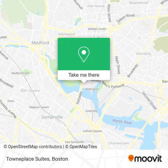 Towneplace Suites map