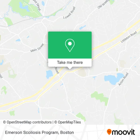 Emerson Scoliosis Program map