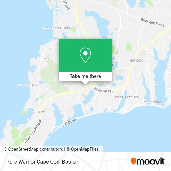 Pure Warrior Cape Cod map