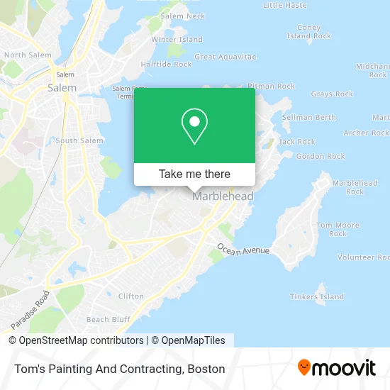 Tom's Painting And Contracting map