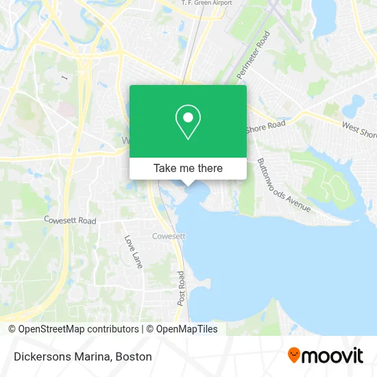Dickersons Marina map