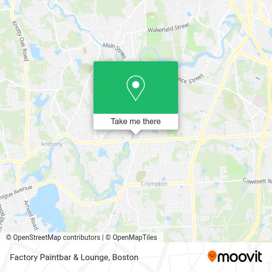 Factory Paintbar & Lounge map