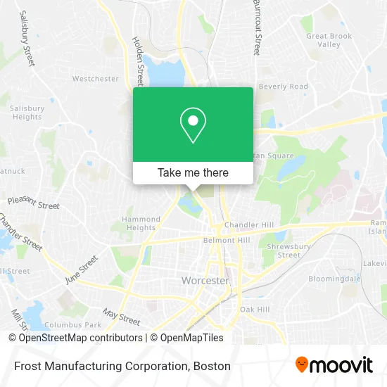 Frost Manufacturing Corporation map