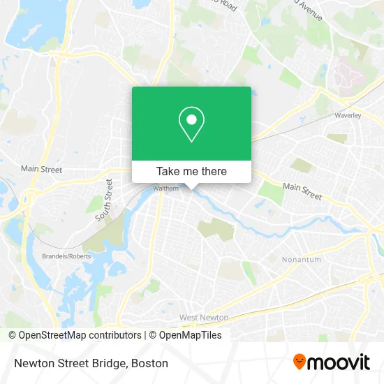 Newton Street Bridge map