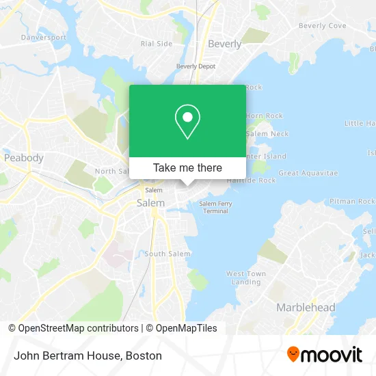 John Bertram House map
