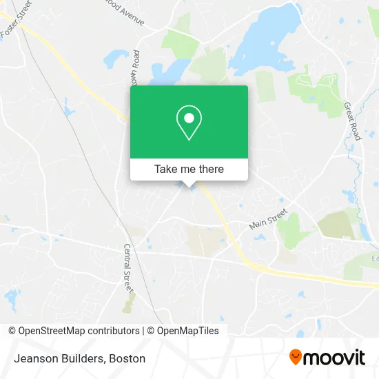 Jeanson Builders map