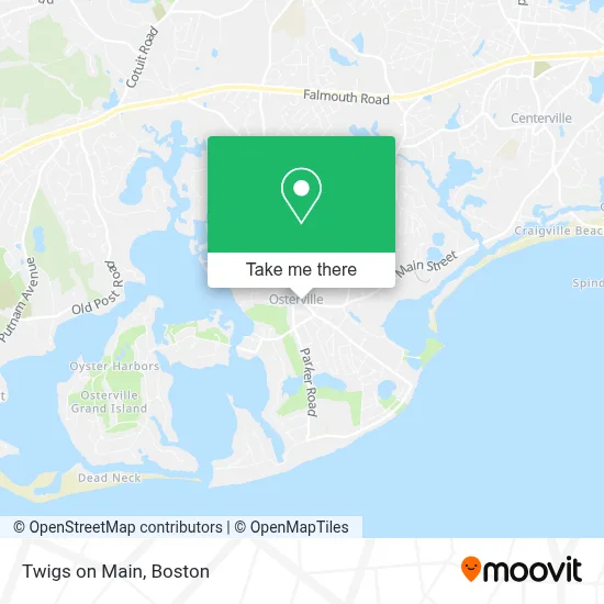 Twigs on Main map