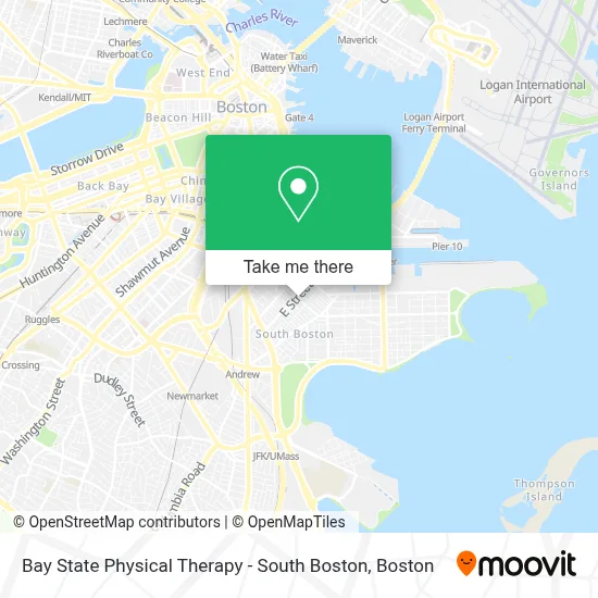 Bay State Physical Therapy - South Boston map