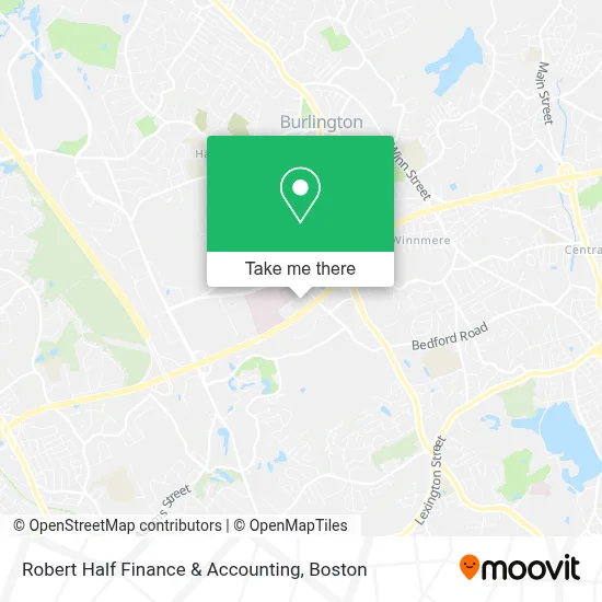 Robert Half Finance & Accounting map