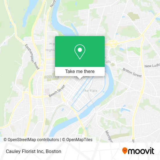 Cauley Florist Inc map