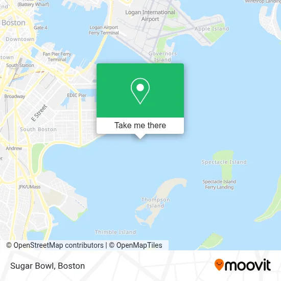 Sugar Bowl map