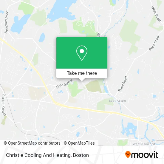 Christie Cooling And Heating map