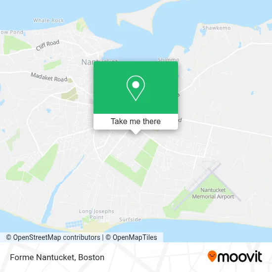 Forme Nantucket map