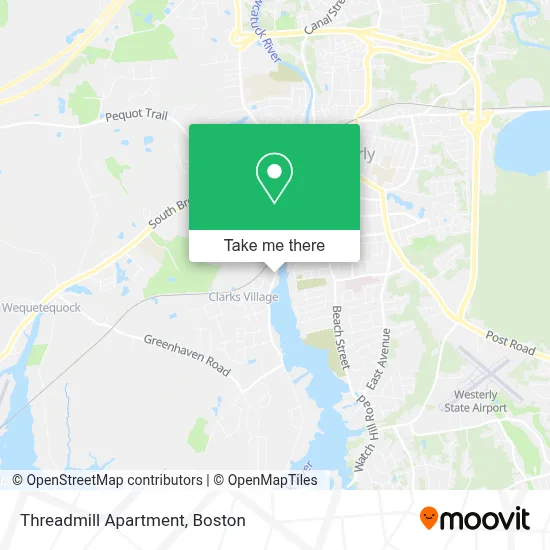 Threadmill Apartment map