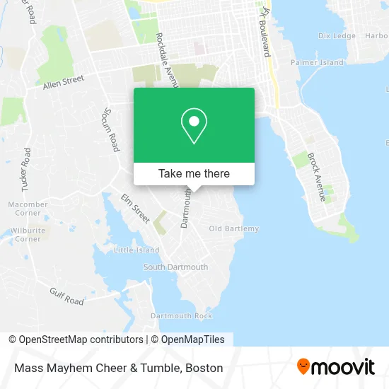 Mass Mayhem Cheer & Tumble map