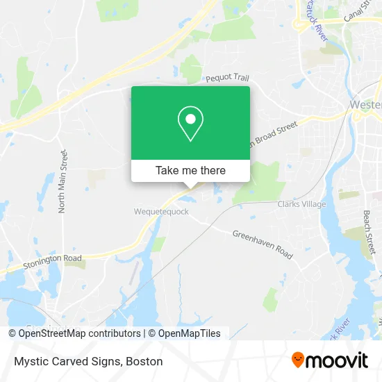 Mystic Carved Signs map