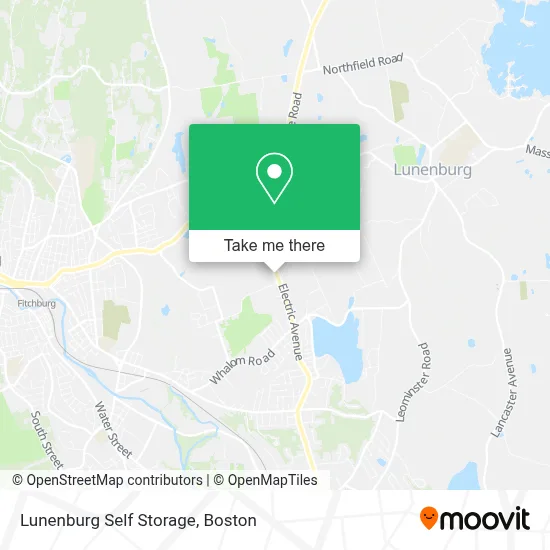 Lunenburg Self Storage map