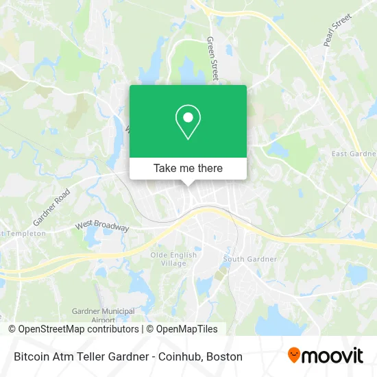 Bitcoin Atm Teller Gardner - Coinhub map