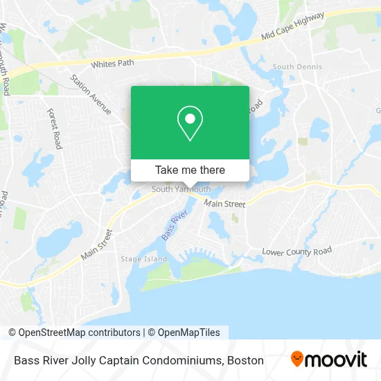 Bass River Jolly Captain Condominiums map