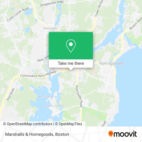 Marshalls & Homegoods map