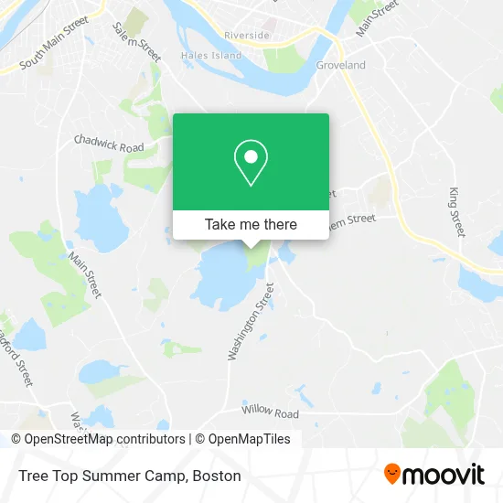 Tree Top Summer Camp map