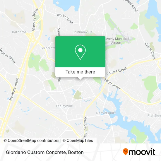 Giordano Custom Concrete map