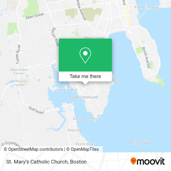 St. Mary's Catholic Church map