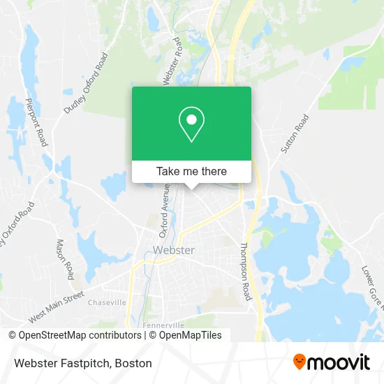 Webster Fastpitch map