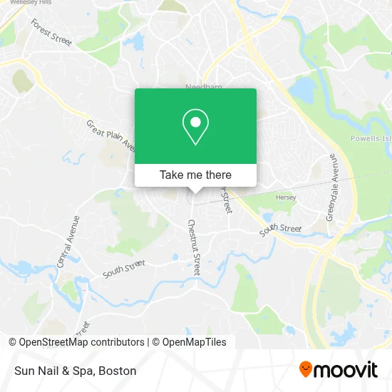 Sun Nail & Spa map