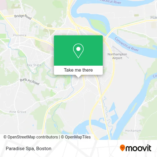 Paradise Spa map
