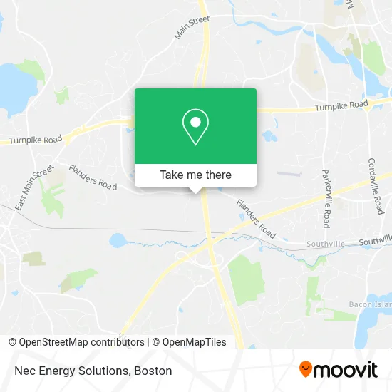 Nec Energy Solutions map