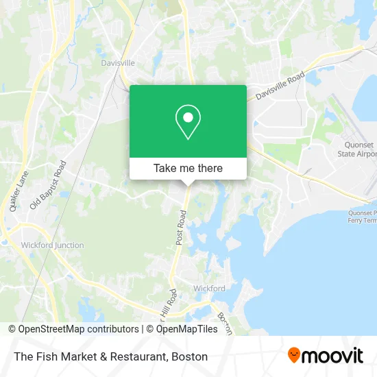 The Fish Market & Restaurant map