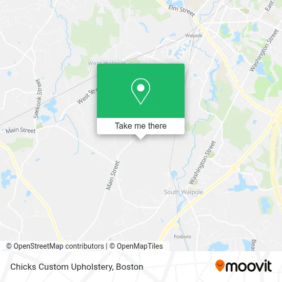 Chicks Custom Upholstery map