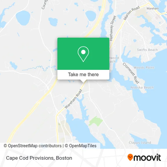 Cape Cod Provisions map