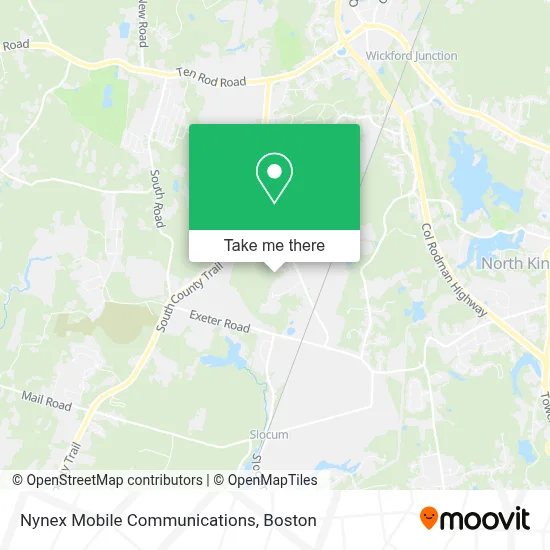 Nynex Mobile Communications map