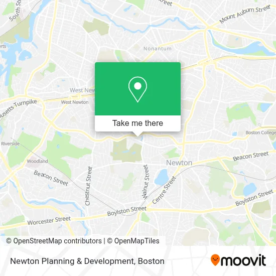 Newton Planning & Development map