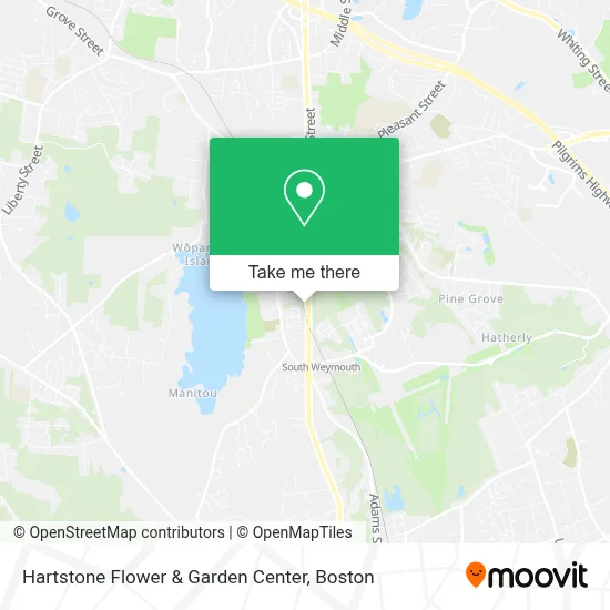 Hartstone Flower & Garden Center map