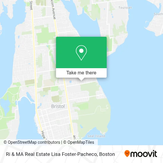 Ri & MA Real Estate Lisa Foster-Pacheco map