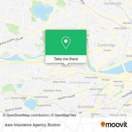 Aaw Insurance Agency map