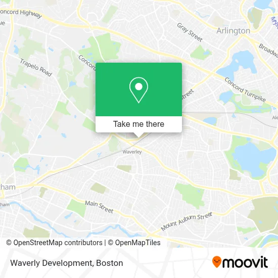 Waverly Development map