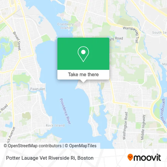 Potter Lauage Vet Riverside Ri map