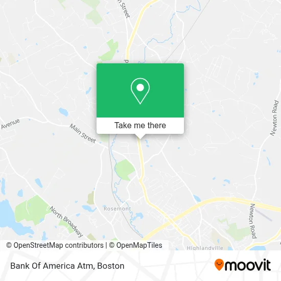 Bank Of America Atm map
