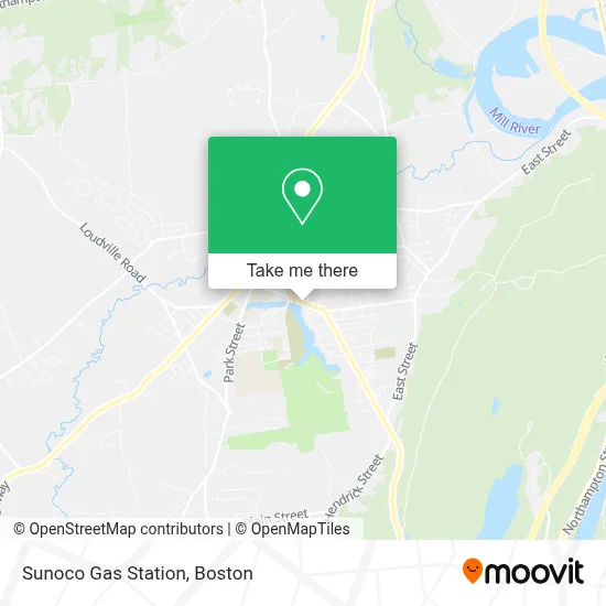 Sunoco Gas Station map