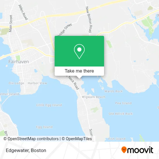 Edgewater map