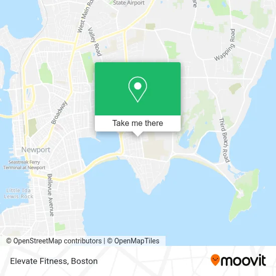 Elevate Fitness map