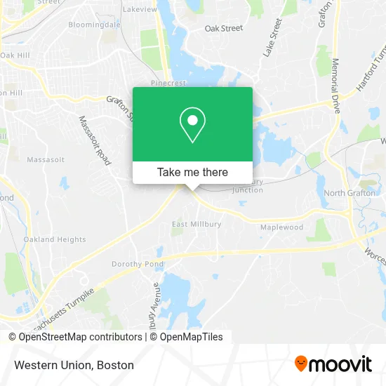 Western Union map