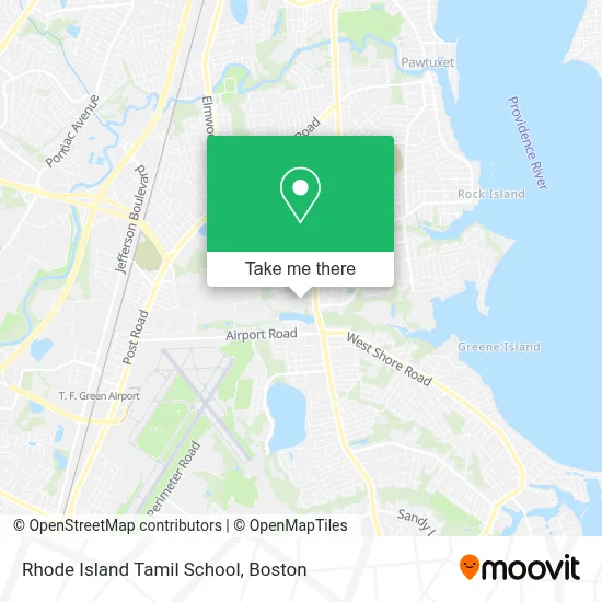 Rhode Island Tamil School map